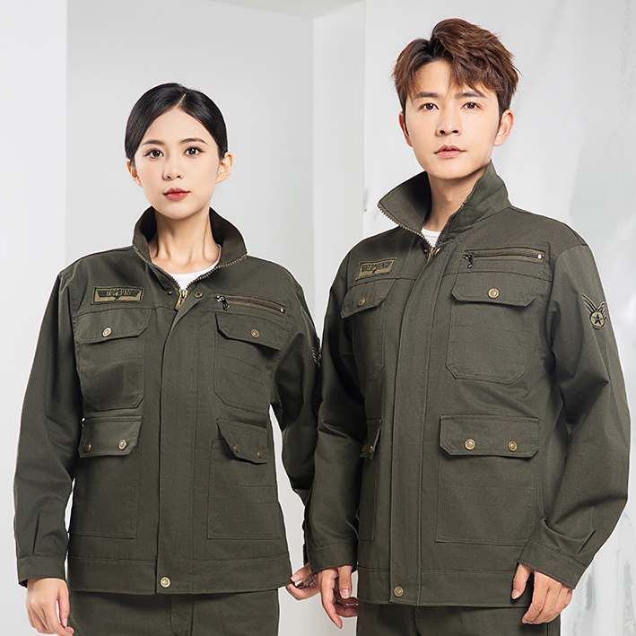 春秋就分體式車(chē)間工作服定制